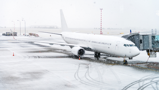 东北地区遇暴风雪，多个机场航班量降至100架次以下