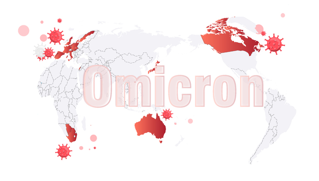 数据 | “奥密克戎”已扩散至少21国、地区，欧洲最多
