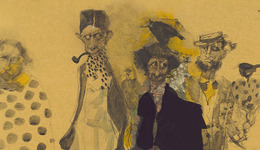 俞晓夫个展开幕，用“躺平式”画法描摹“上海表情”