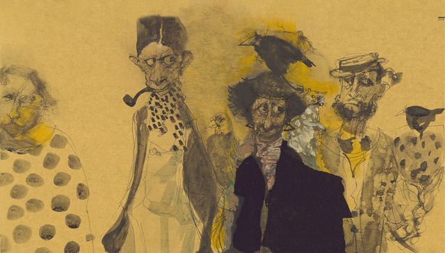 俞晓夫个展开幕，用“躺平式”画法描摹“上海表情”