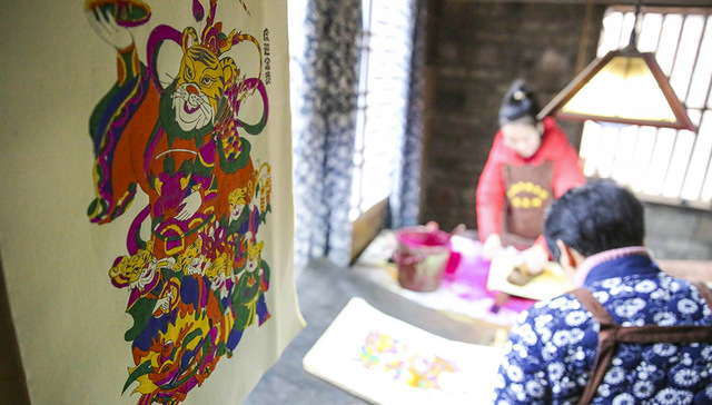 【图集】春节年画订单忙：木版年画里的传统年味