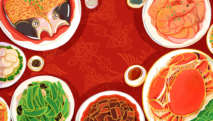 春节,新书,食物