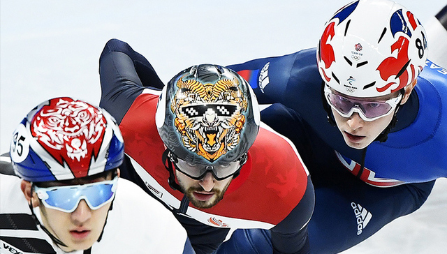 【图集】定制图案，虎年元素：头盔上的冬奥