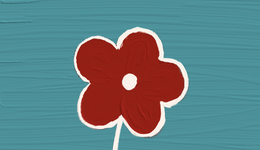 “当生活给我一朵小红花，我要笑着看它绽放”