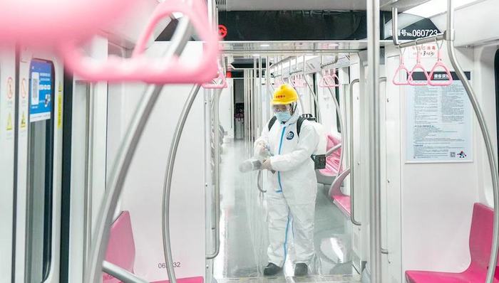 上海疫情，上海地铁，防疫，申通，消毒