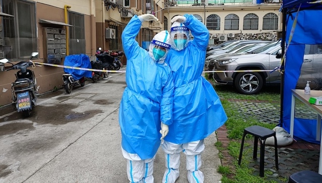 上海疫情，党员，疫情防控，志愿者,党旗,公安大白,静安区,卫生健康,医务,警察,民警,叨叨