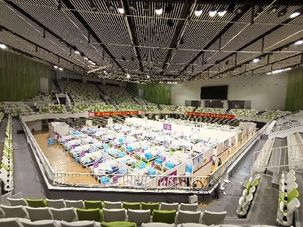 尽锐出战，上海青浦区方舱医院启用