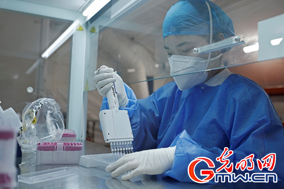 【图片故事】“守沪者联盟”丨上海浦东新区:全力加快核酸检测速度