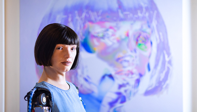 【图集】机器人艺术家首次参加威尼斯双年展，看人工智能如何跨界艺术