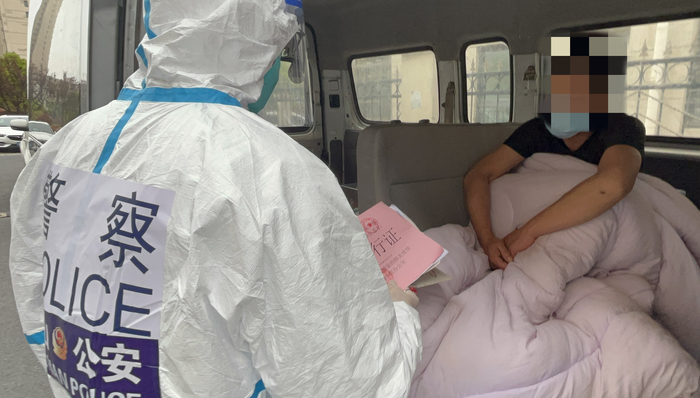 上海,疫情,通行证,警方