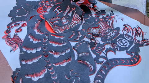 剪纸非遗传承人郭现强：热爱方能致远