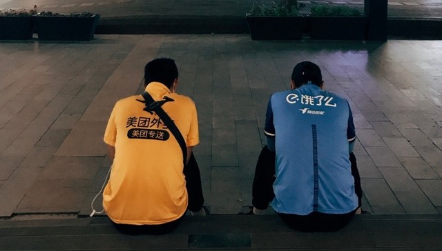 上海，疫情，劳动者，外卖员，五一,美团饿了么