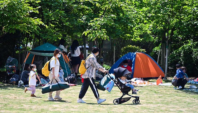 【图集】“轻度假”露营热，数百亿市场急速暴发