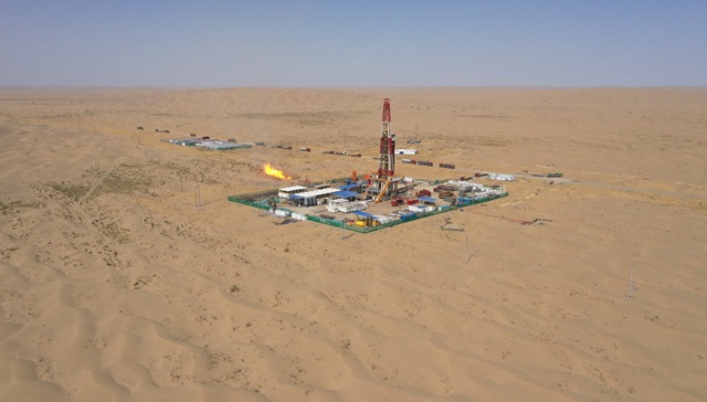 塔里木盆地顺北油气田再获“千吨井”