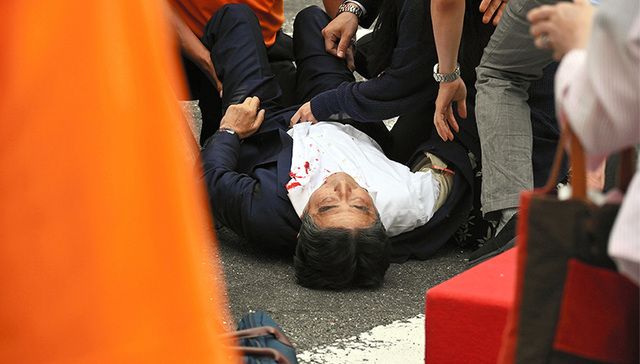 【图集】现场直击：日本前首相安倍晋三中枪