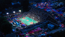 【图集】镜头下的“村BA”：溶洞中开赛，山泉水里运球，乡里的梯子都卖空了