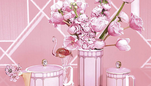 施华洛世奇餐具以颜色绘就华丽质感，爱马仕新款唇膏油平衡美丽与舒适 ｜ 是日美好事物