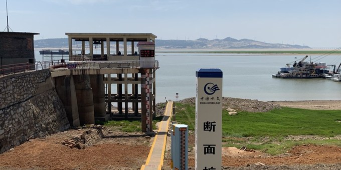 【图集】直击鄱阳湖大旱：千年落星墩完全露出，星子站低水位创纪录
