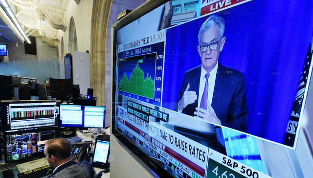 坚定加息对抗通胀，鲍威尔“放鹰”美股全线大跌