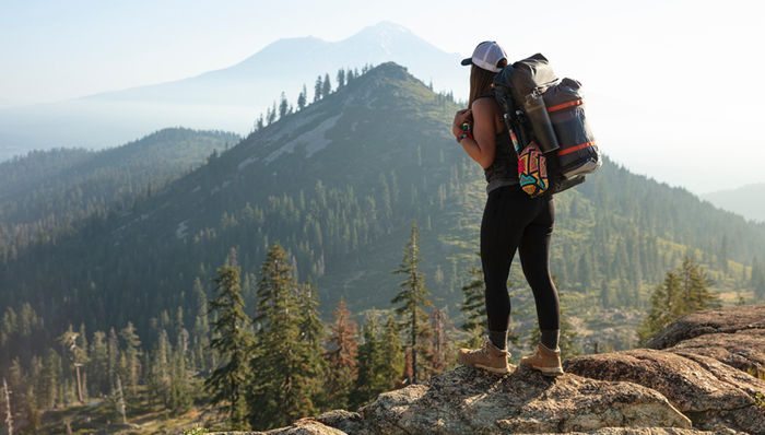 社交媒体,生活方式,徒步,露营