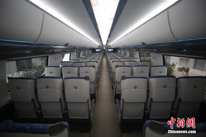 图为车厢内饰 a target='_blank' href='/'p中新社/a记者 胡耀杰 摄
