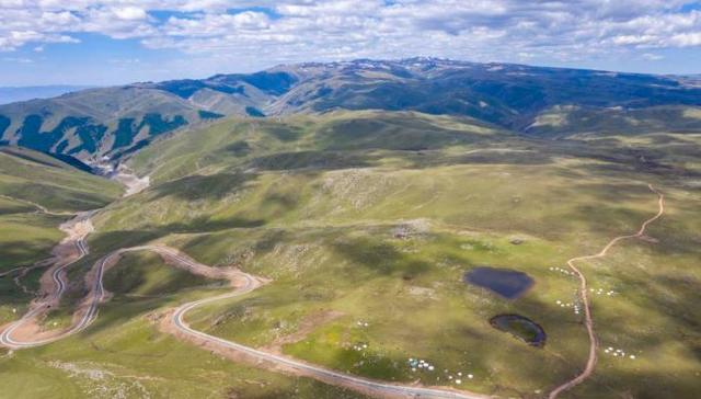 无人机,公路里程,画家村,车辆行驶,2019年,京新,塔什库尔干塔吉克自治县,特克斯县,大通道,公路