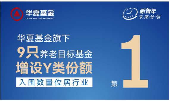 华夏基金9只产品入围个人养老金基金，位列行业第一