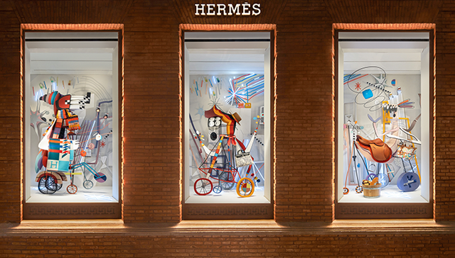 上海“爱马仕之家”冬季橱窗揭幕，TAMBURINS呈献嗅觉档案香氛蜡烛展｜是日美好事物