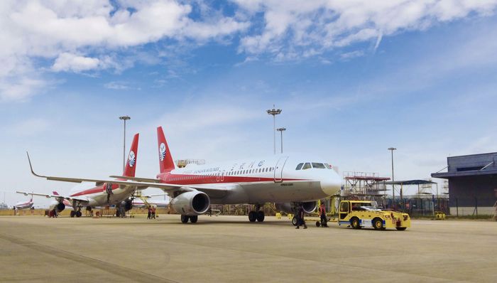 川航A320飞机安装Viasat机载互联网设备，率先实现Ka卫星网络批量装机