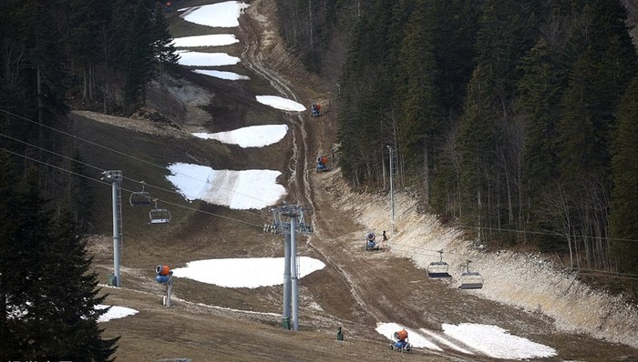 欧洲,暖冬,天然气,滑雪