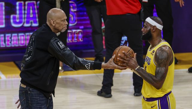 超越贾巴尔，38岁的勒布朗·詹姆斯加冕NBA历史得分王