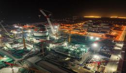 华能海南昌江核电3号机组内穹顶吊装成功