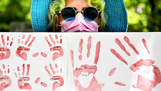 【图集】聚焦美国“枪支暴力”：美国枪支收回令数量创历史新高，今年已有超7500人死于枪下