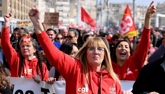 法国,退休,罢工,抗议