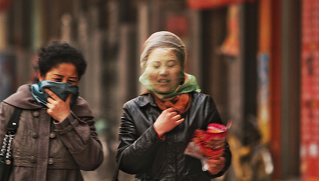 【图集】沙尘持续！中央气象台今日再发沙尘暴蓝色预警