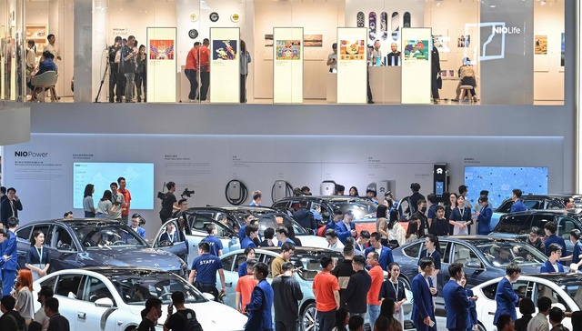 Local EV makers take charge of Auto Shanghai