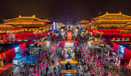 西安不夜城，批發(fā)唐朝人