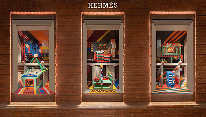 爱马仕打造《仕物别景》夏季橱窗，酵色与《涩女郎》推出联名彩妆 | 是日美好事物