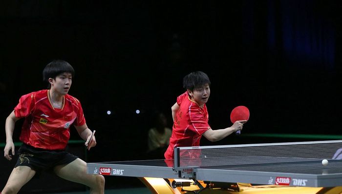 德班世乒赛产生首项冠军，孙颖莎/王楚钦卫冕混双冠军