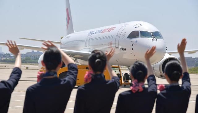 【图集】直击东航国产大飞机C919商业首飞全过程