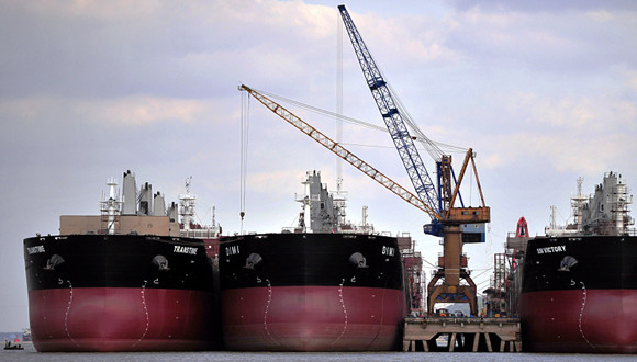 中国造船业手持订单创七年新高