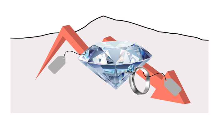 数据 | 钻石价格“跌跌不休”，是人们不再相信爱情了吗？