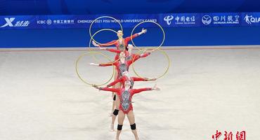 （成都大运纪事）直击成都大运会中国大学生艺术体操队备战训练
