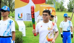 九牧林晓伟担任世界大运会火炬手