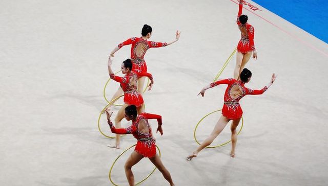 运动员,大运会,赵红玉,青春,中国队,艺术体操,集体项目,金牌,00后,决赛