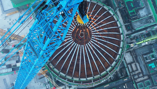 起重吊装,风速测量,微变形,穹顶,反应堆厂房,配重,加冕,大家伙,蓝色巨人,中核