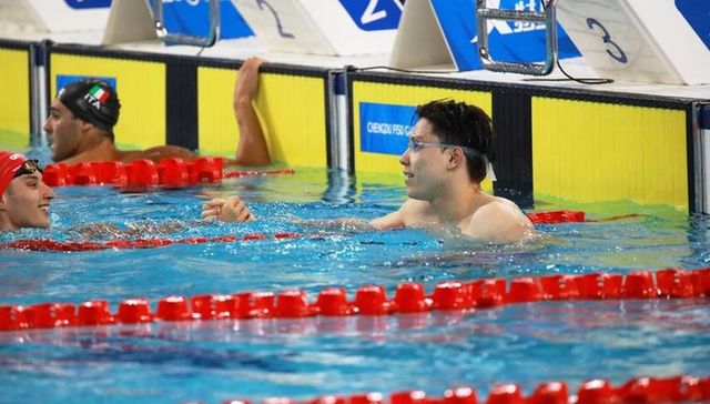 覃海洋,蛙泳,蛙王,男子,大运会,游泳世锦赛,赛道,赛场,参赛选手,金牌