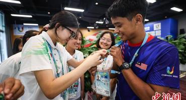 （成都大运会）大运会“交友记”：有朋自四海来