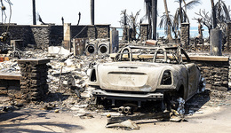 【圖集】美國夏威夷山火持續(xù)：超50人死亡，或成為該州有史以來最大自然災害