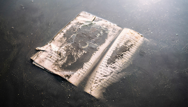 【图集】淤泥中的涿州书库：水位渐退，书商自救